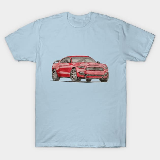 Automobile T-Shirt by An.D.L.